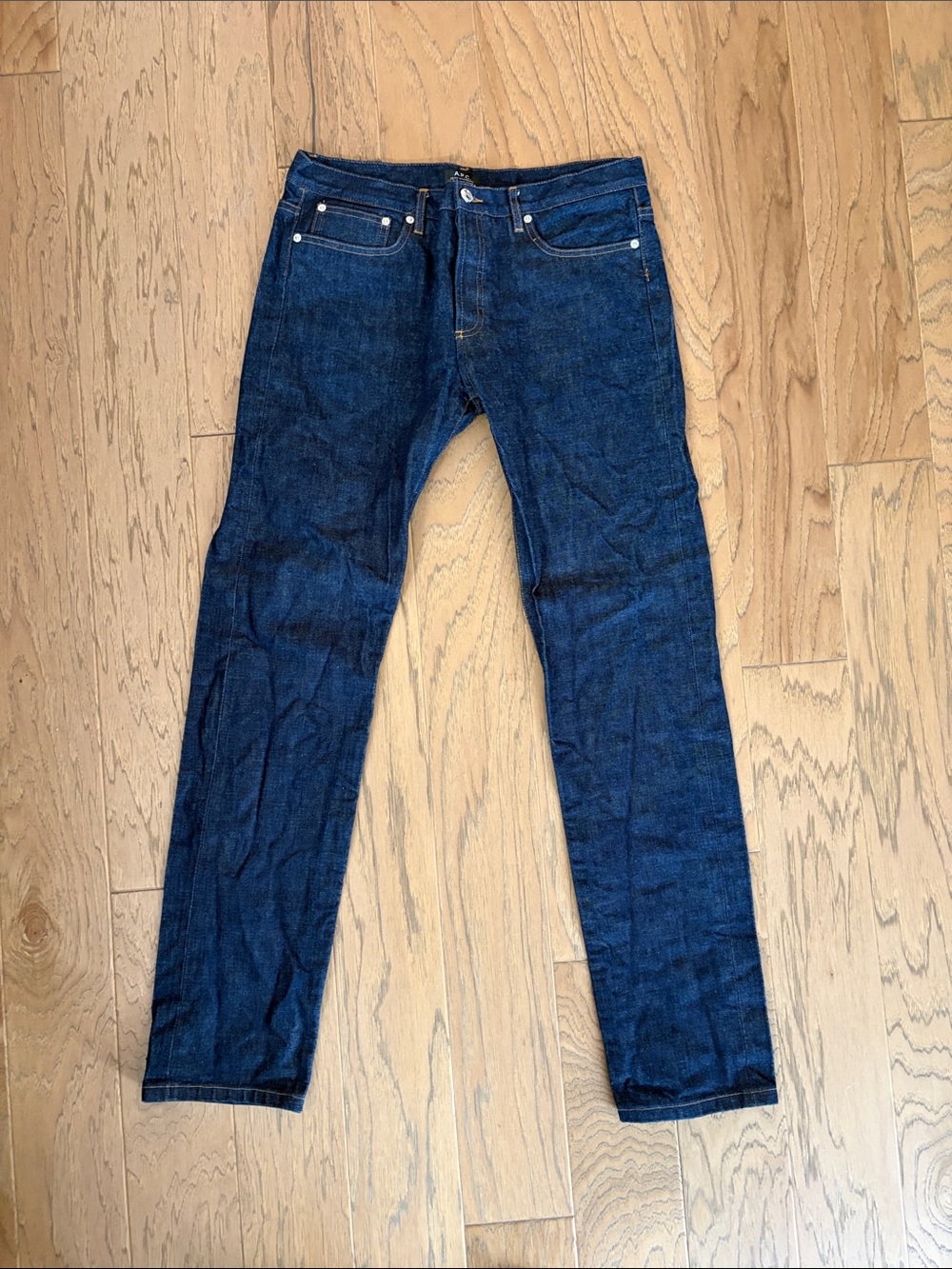 APC Petit Standard Raw Denim Jeans.